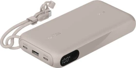 Belkin BoostCharge Powerbank 20K mit Display sand