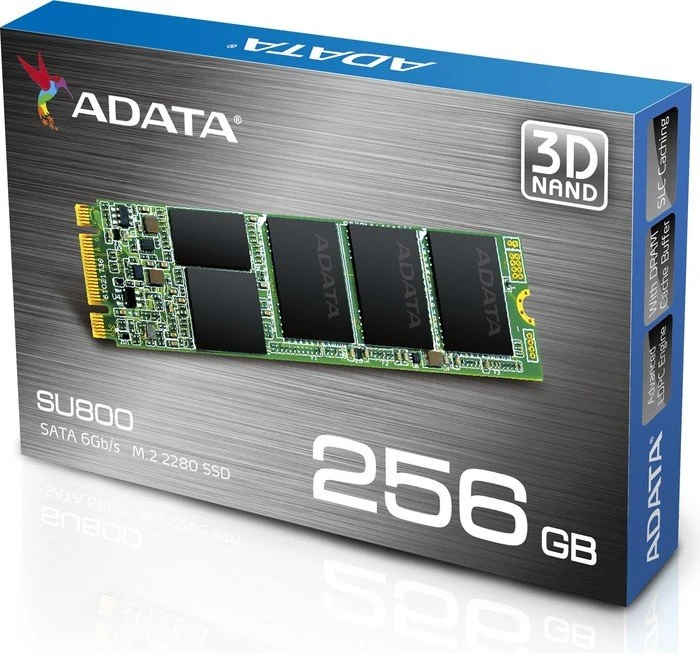 ADATA Ultimate SU800 256GB, M.2 2280 / B-M-Key / SATA 6Gb/s