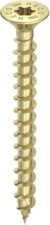 HECO TOPIX-plus verzinkt gelb A3L Torx T20 Holzschraube, 4.5x60mm, 200 Stück