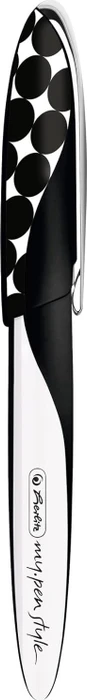 Herlitz my.pen style just black, rechte Hand/linke Hand, mittel, Folienbox