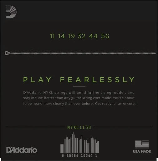 D'Addario NYXL Medium Top / Extra Heavy Bottom