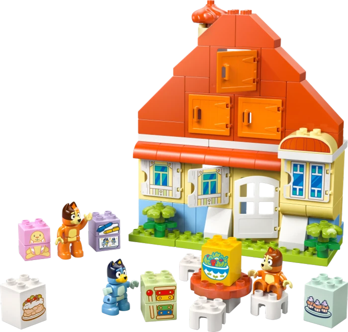 LEGO Bluey - Blueys Familienhaus mit Memory-Spiel