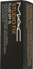 MAC Studio Fix Fluid 24HR Matte Foundation + Oil Control NW25 LSF15, 30ml