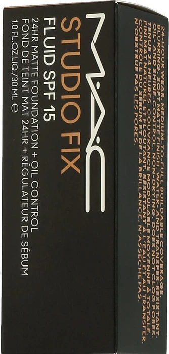 MAC Studio Fix Fluid 24HR Matte Foundation + Oil Control NW25 LSF15, 30ml
