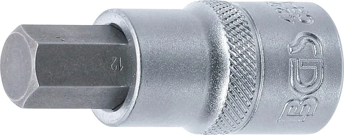 BGS technic Innensechskant Steckschlüssel 1/2", 12x53mm