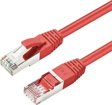 MicroConnect Patchkabel, Cat6, S/FTP, RJ-45/RJ-45, 10m, rot