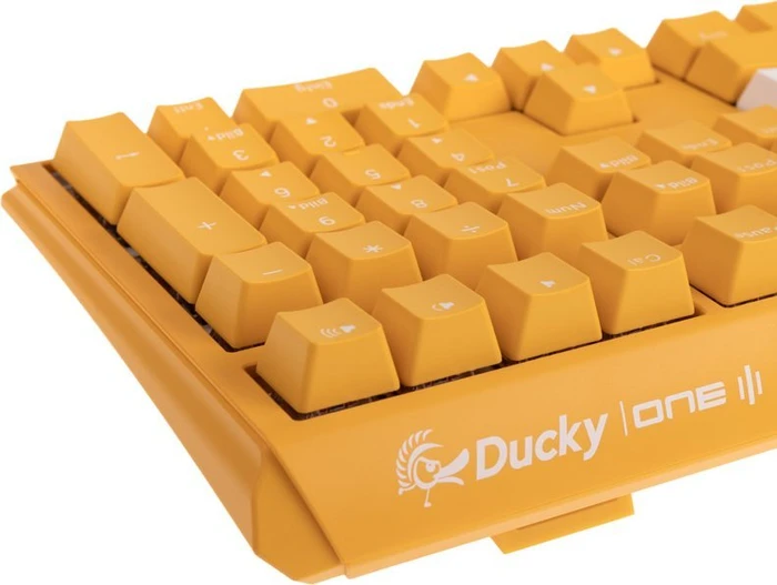 Ducky One 3 Yellow PBT, LEDs RGB, MX SPEED RGB Silver, USB, DE