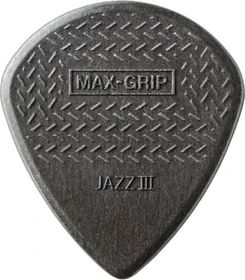 Dunlop Max-Grip Jazz III Carbon Fiber Pick, 6-Pack