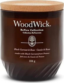 WoodWick ReNew Collection Black Currant & Rose Duftkerze, 184g