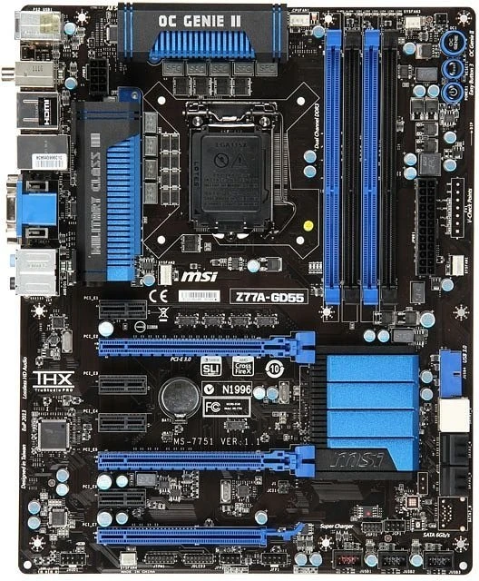 MSI Z77A-GD55 (Intel 1155)