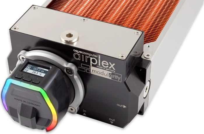 Aqua Computer airplex Modularity System 240 D5 NEXT, Kupfer