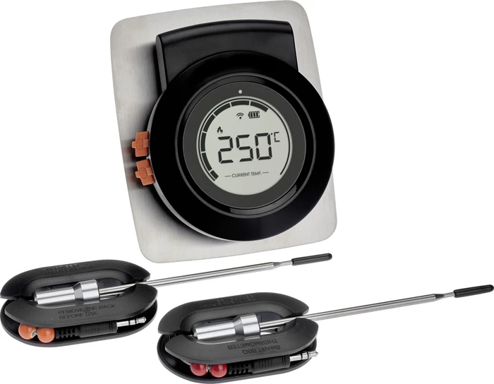 TFA Dostmann Hyper BBQ Smart Wireless Grill-Thermometer digital, inkl. 2x Sensor
