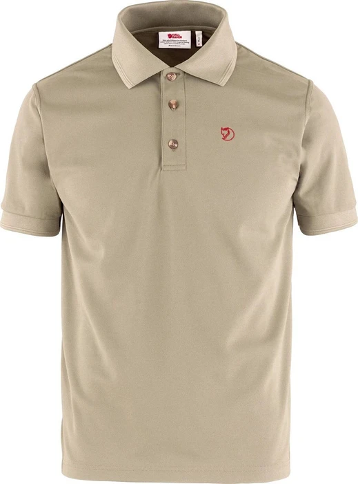 Fjällräven Crowley Pique Poloshirt kurzarm fossil (Herren)