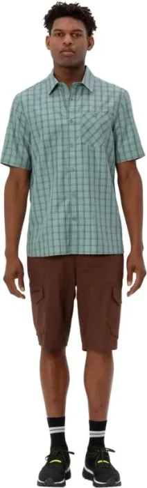 Vaude Albsteig III Hemd kurzarm dusty fern (Herren)