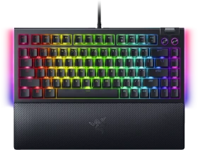 Razer BlackWidow V4 75%, hot-swap, Razer ORANGE Tactile Gen-3, USB, US