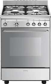 Smeg SCD60EMX9 Elektroherd mit Gas-Kochfeld