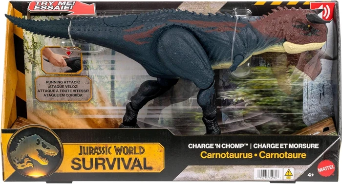 Mattel Jurassic World - Charge N Chomp Carnotaurus Dinosaurier