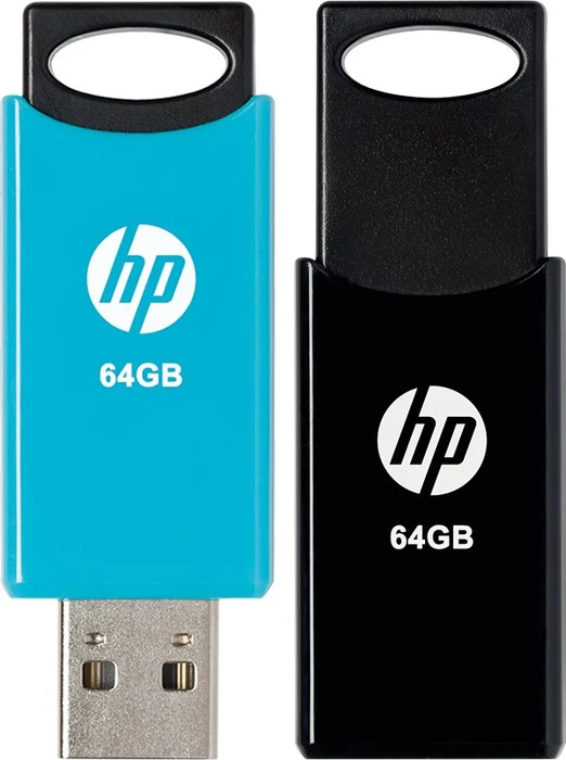PNY HP v212w 64GB blau/schwarz, USB-A, USB 2.0