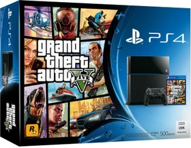 Sony PlayStation 4 - 500GB GTA V Bundle schwarz