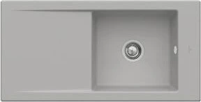 Villeroy & Boch Timeline 60 flat flächenbündig Becken reversibel mit Ablauffernbedienung fossil