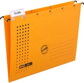 Elba chic ultimate Hängemappe, A4, gelb, 5er-Pack (100560143#5)