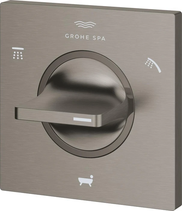 Grohe Allure 3-Wege Umstellung hard graphite gebürstet