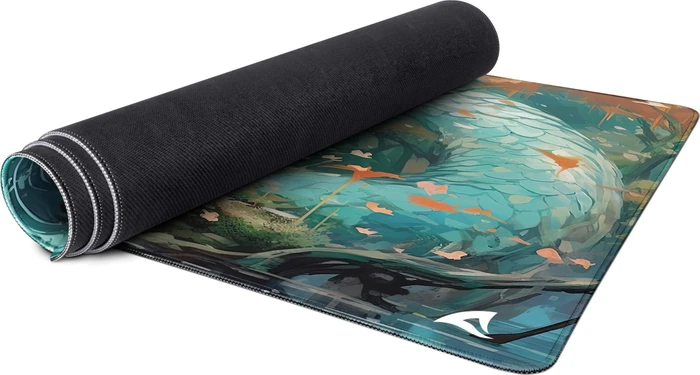 Sharkoon Skiller SGP40 D8, Mouse Mat, 1000x500mm, Big Green Dragon with Japanese Girl