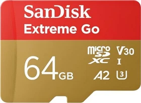 SanDisk Extreme PLUS R200/W90 64GB Kit, UHS-I U3, A2, Class 10
