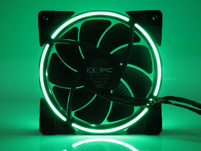 XSPC RGB Series 800-2200rpm, 4-Pin RGB, 120mm