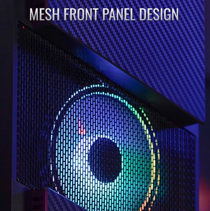 AeroCool Menace Saturn RGB, Glasfenster