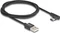 DeLOCK Adapterkabel, USB 2.0, 480Mb/s, USB-C [Stecker] auf USB-A [Stecker], gewinkelt, schwarz, 1m Vorschaubild