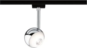 Paulmann URail Capsule II Schienensystem LED Spot 6.3W schwarz matt/chrom, 1 Stück
