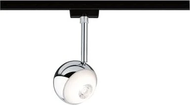Paulmann URail Capsule II Schienensystem LED Spot 6.3W schwarz matt/chrom, 1 Stück