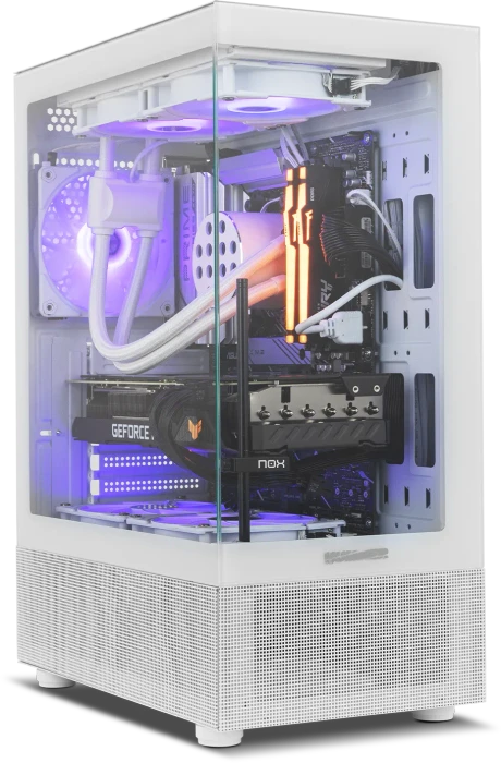 Nox Xtreme Hummer Vision White, weiß, Glasfenster