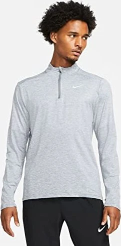 Nike Dri-FIT Funktionsshirt langarm smoke grey/grey fog/heather (Herren)