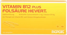 Vitamin B12 plus Folsäure Hevert Ampullenpaare, 5 Stück