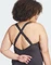 adidas Iconisea Padded Premium X-Back Badeanzug schwarz/weiß (Damen) Vorschaubild