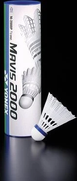 Yonex Mavis 2000 Badmintonbälle, 6 Stück