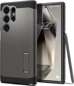 Spigen Tough Armor für Samsung Galaxy S24 Ultra Gunmetal
