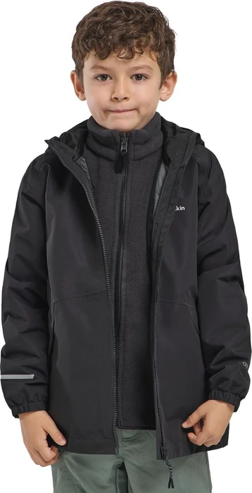 Jack Wolfskin Iceland 3in1 Funktionsjacke phantom (Junior)