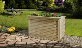Weka wekaLine Hochbeet 131x91cm natur