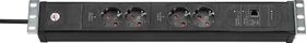 Brennenstuhl Premium-Web-Line V3 19", 4-fach, 230V, schwarz, 3m