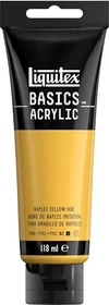 Liquitex Basics Acrylic naples yellow hue, 118ml