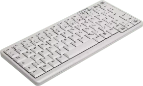 Contour Design Active Key kompakte Mini-Tastatur im Notebook-Design, weiß, USB, US (AK-4100-U-W/US)