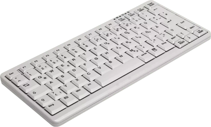 Contour Design Active Key kompakte Mini-Tastatur im Notebook-Design, weiß, USB, US