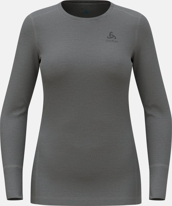 Odlo Natural Merino 260 Baselayer Funktionsshirt langarm odlo steel grey melange (Damen)