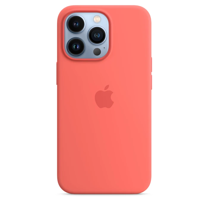 Apple Silikon Case mit MagSafe für iPhone 13 Pro pink pomelo