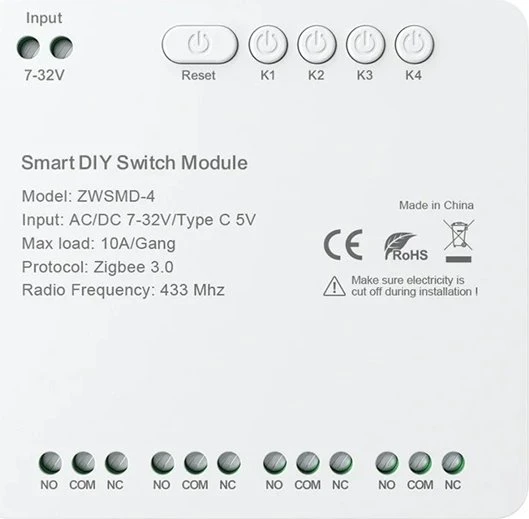 Avatto WSMD/ZWSMD Smart Relay Switch