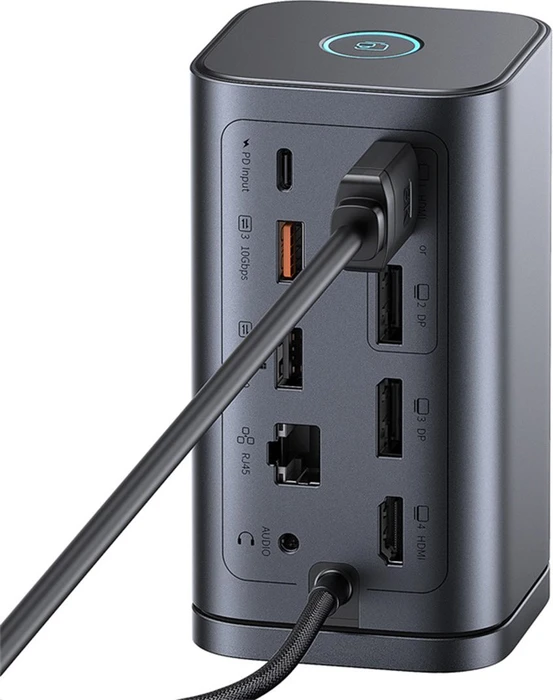 Baseus Spacemate 11-in-1 Docking Station, Mac, Multiport-Adapter, USB-C 3.1 [Stecker]