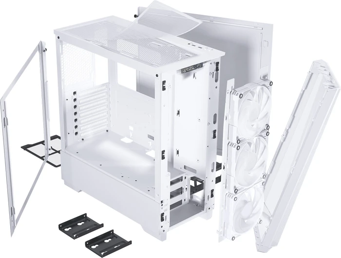 Phanteks Eclipse G360A, weiß, Glasfenster